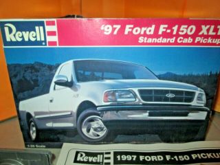 Vintage Revell 1997 Ford F - 150 Xlt Pick Up Truck Model Kit 7620 1:25