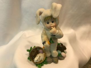 My Little Kitchen Fairies " Fuzzy Easter Bunny Fairie " 2011