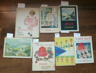 Jell - O,  Advertising Antique Recipe Booklets Early 1900s - Very Cool