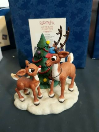 Enesco Rudolph And The Island Of Misfit Toys No More Reindeer Games 104258 2002