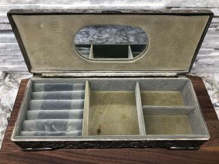 Vintage Antique Collectible Godinger Silver Jewelry/trinket Box