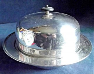 Good Large Silver Plated Muffin Serving Dish C1920 By James Dixon