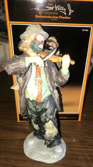 Emmett Kelly Jr.  Playing The Violin Limited Edition