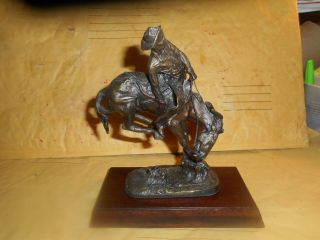 Franklin Fredrick Remington Bronze Statue The Outlaw