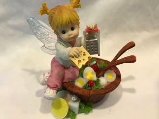My Little Kitchen Fairies “healthy Greenery”fairie Enesco 2012