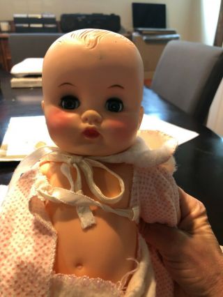 Vintage Baby Doll Large 24” Molded Hair 1950s - 60s Playpal Size