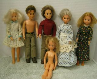 Vintage Mattel Sunshine Family Dolls 1973