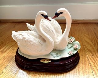 Giuseppe Armani Figurine " Swans " 1386s