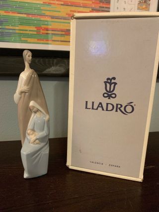 Lladro Holy Family Nativity Joseph Mary & Jesus Porcelain 4585