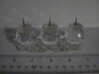 Swarovski Crystal 4 " Candle Holder,  No Box Or Certificate