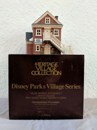 Dept 56 Disney World " Olde World Antiques I " Liberty Square 5351 - 1