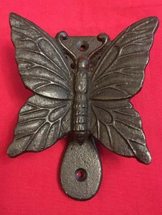 Antique Style Cast Iron Butterfly Door Knocker