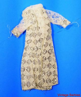 Topper Dawn Doll Silver Dress Vintage 1970 