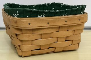 Longaber Medium Berry Basket 1996,  Heritage Green Liner