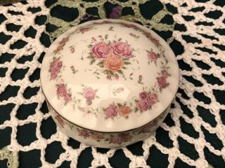 Heritage House Music Box Porcelain Floral " Let Me Call You Sweetheart “