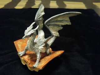 5 " High Dragon On Book " Book Wurms " Gone With The Wind Bw106 Resin Figurine