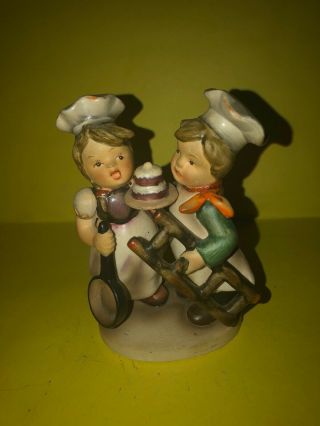 Vintage Hummel Boy And Girl Chef Figurine,  Chefs