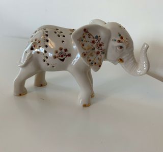 Lenox Jewels Of Light Elephant Figurine Loose,  No Box