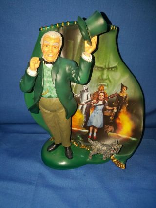 " That Man Behind The Curtain " Wizard Of Oz Collectable Bradford Exchange Read