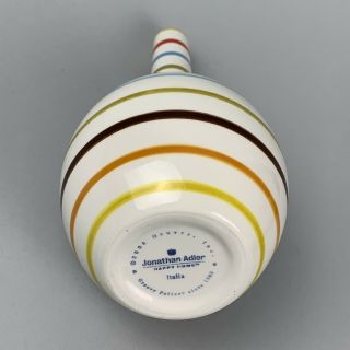 Jonathan Adler Happy Home Italia Small Striped Ceramic Vase 2004 4