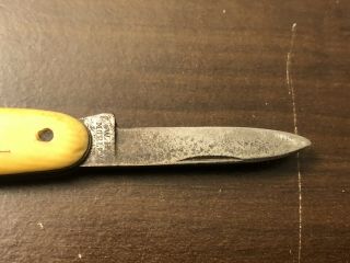 Vintage Antique W.  H.  Morley And Sons 2 Blade Office Folding Pocket Knife 4