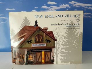 Dept 56 England Village South Deerfield Livery Stable