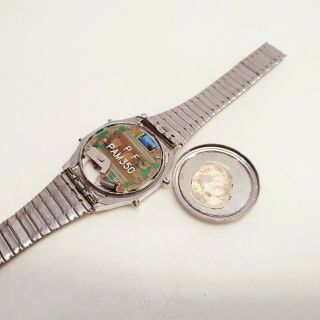 MONTANA wristwatch watch digital lcd 16 MELODY CHRONO 1980 ' s VINTAGE 4