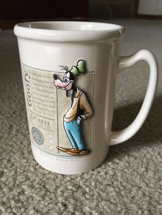 Goofy 3d Mug The Walt Disney Co.  Est.  1932 Coffee Mug Cup