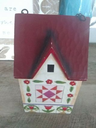 Jim Shore Bird House with Heart Details 2