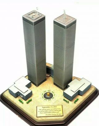 Danbury 2001 Twin Towers Commemorative World Trade Center 911 Memorial Nyc