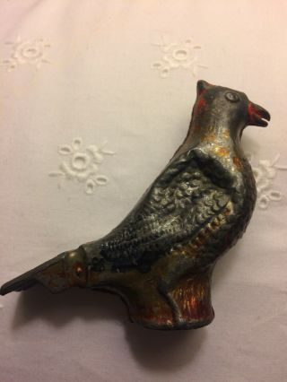 Antique Pre Ww2 Carnival Prize Metal Bird Whistle