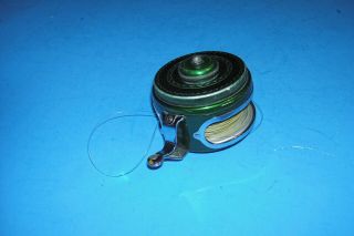 Vintage Shakespeare Silent Tru - Art Automatic Fishing Fly Reel No.  1837 Model Gd