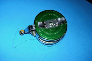 VINTAGE SHAKESPEARE SILENT TRU - ART AUTOMATIC FISHING FLY REEL No.  1837 MODEL GD 4