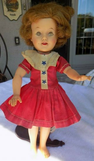 Vintage 1950s 12 Inch Vinyl Ideal Shirley Temple Doll