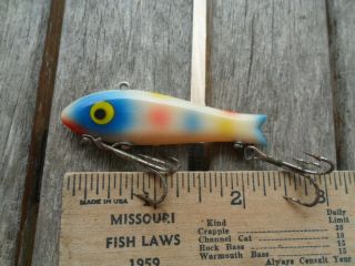 Vintage Fishing Lure - Mitte Mike - Palm Sporting Goods,  Louisiana - 8