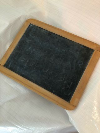 Antique Old Vintage Wooden Chalk Chalkboard Shabby Chic Kitchen Framed Wood