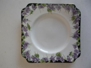Antique C1936 Royal Doulton Violets Side Plate - Made In England