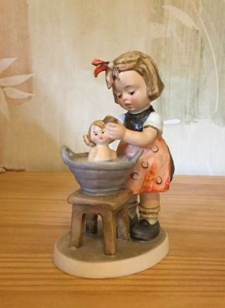 Goebel Hummel Figurine 319 “doll Bath” Tmk5