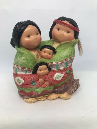 Enesco Friends Of The Feather “ People Of One Feather “ 115738 Karen Hahn