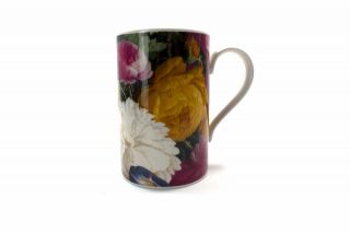 Dunoon Stoneware Coffee Mug Made In Scotland Fine Tea Flowers