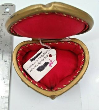 Vintage Jb Jennings Brothers Heart Box Jb 1678