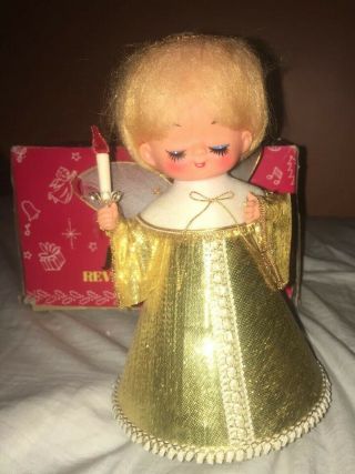 Vintage Musical Angel Revolving Action Playing 12 Days Of Christmas 2