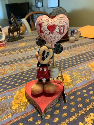 Disney Traditions Enesco Jim Shore Mickey Mouse You Keep Me Grounded W/hang Tag