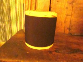 Ribbon,  Vintage Roll Black Silk And Rayon Double Faced 1940 