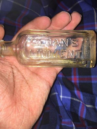 Antique Medicine Bottle Sloan 