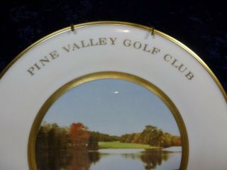 Exclusive 1 PINE VALLEY Golf Club 1985 LENOX Warner Shelly Bowl 15th Hole Plate 2