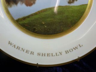 Exclusive 1 PINE VALLEY Golf Club 1985 LENOX Warner Shelly Bowl 15th Hole Plate 3