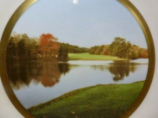 Exclusive 1 PINE VALLEY Golf Club 1985 LENOX Warner Shelly Bowl 15th Hole Plate 4