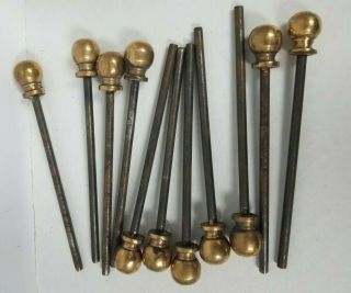 Antique Hinge Pins With Ball Tips
