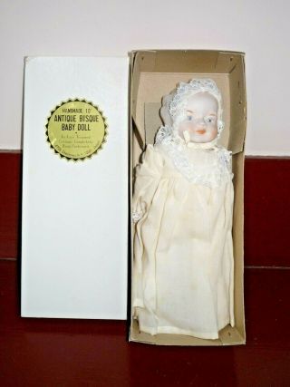 Vintage 9 Inch Shackman Japan Bisque Baby Doll